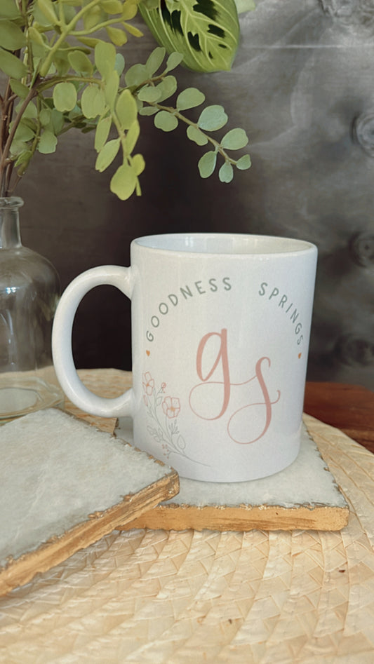 Goodness Springs - White Glossy Mug
